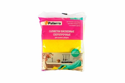 Салфетка из вискозы 30х38  PATERRA 10 шт (20уп) 8477