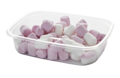 Контейнер прямоуг. 0,125л  Юпласт 108 * 82 * 25 /10уп*100шт/ (1000шт) 10045