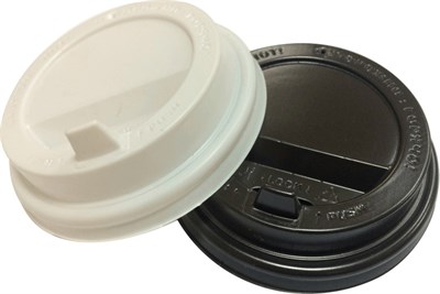 Крышка для стак. Протэк  д.73мм (0,180л)  белая (10уп х100шт)  (1000шт) с откидным пит. Протэк НФ-00013151