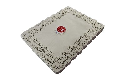 Салфетки прямоугольные 30*40см ажурная (4уп*250шт) 11943