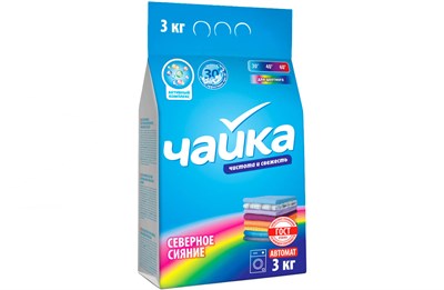 Стиральный порошок "Чайка" автомат 3 кг 5 шт. в сп.Северное сияние  НФ-00003022