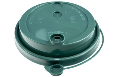 Крышка для стак. Покров д.90мм (0,300-0,500л) Темно Зеленая (20уп х50шт)  (1000шт) 17564