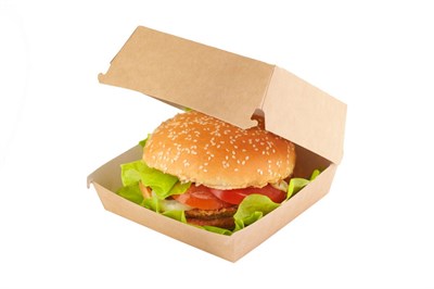 ОСК Короб под гамбургер ECO BURGER  M 100x100х60 (50/300шт) 16120