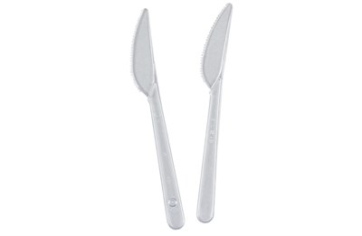 Нож "ПРЕМИУМ" прозрачный (50упх50шт) 180мм (2500шт)(Покровский полимер) 17837