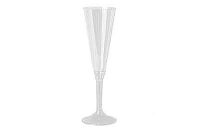 Бокал для Шампанского (флюте) прозр 160 мл  высокая ножка  (20/100шт)  10616