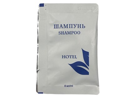 Шампунь одноразовый 8мл "Exclusive" (эксклюзив) в саше 1шт/500 в кор ЮГ НФ-00014664