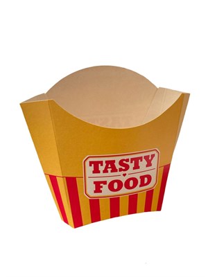 Коробка под фри 80 гр "Testy Food" (тейсти фуд) Пак Велл 25/1050 шт НФ-00015250
