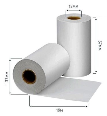 Термолента (кассовая) 57х12 мм втул. (15 м) 1/14/280 шт. НН НФ-00015815