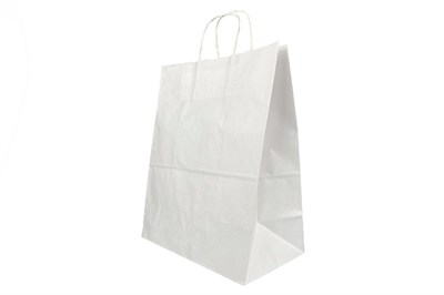 Пакет с крученой ручкой б/п 260х150х350 белый 80гр (200шт) AVIORA 20087