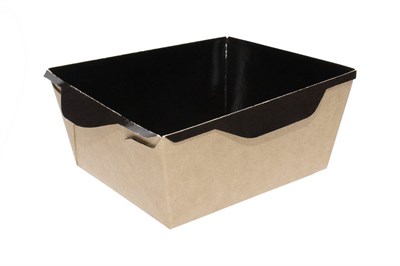 ОСК салатник OpSalad  450 ДНО ЧЕРНЫЙ 145(115)х100(85)х55 (800шт) 20148