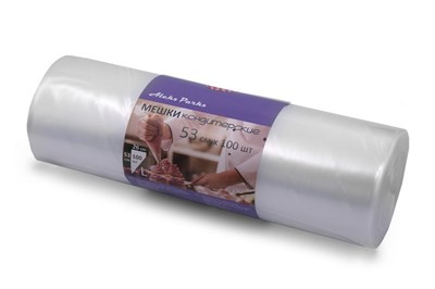 Мешок кондитерский в рулоне AP 53см 90мкр прозр 100шт (8рул) 20341
