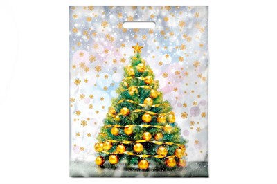 НГ Интерпак 38х47 Зимний сон /10уп х 50шт/ ПВД 60мкм(500шт) выруб  ламин. 20378