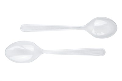 Ложка чайная "ПРЕМИУМ" прозрачная (50упх50шт) 140мм (2500шт)(Покровский полимер) 20735