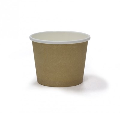 Контейнер бумажный Saami Крафт d=98/h=74 300 мл 25/400 НФ-00017072