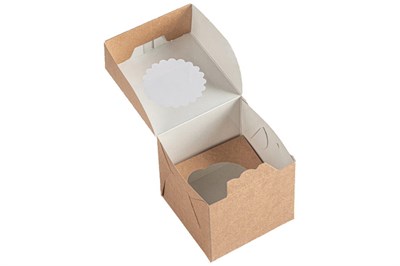 ОСК Короб под маффины MUF  1шт окно 100х100х100 (300шт) 21034