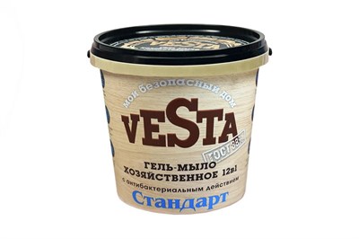 БХ Гель-мыло хозяйств. ВЕСТА "Стандарт ГОСТ 88%", 1 кг (16 шт/кор) Алва НФ-00026111