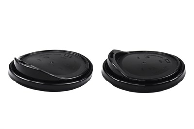 Крышка для стак. тип З Покров д.90мм ПП Чёрная 20уп.х 50шт.(1000шт.) 21396