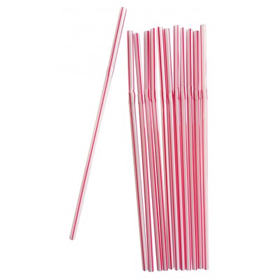 Трубочки для коктейля Стандарт 5х240 с изгибом полосатые 48упх250шт (12000) Ф НФ-00018487