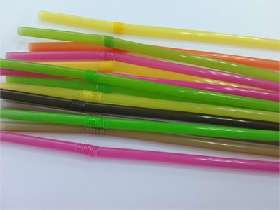 Трубочки для коктейля Стандарт 5х240 с изгибом цветные 48упх250шт (12000) Ф НФ-00018489