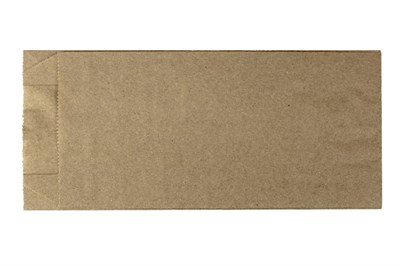 Пакет бумажный пищ. 205х90х40 жиростойкий крафт V (1600) ТП 21876