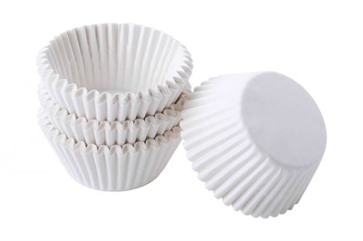 Форма бумажная Тарталетка круг 55х35мм белая /5х1000/5000шт ТБФ 22949