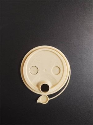 Крышка для стак. СМАРТ д.80мм Крафт матовая 50/1000шт НФ-00020550