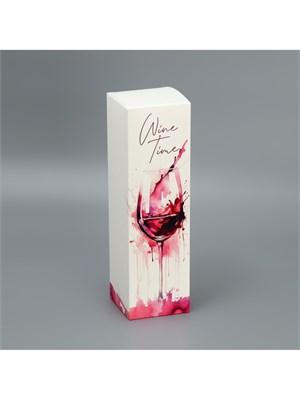 Коробка подарочная складная, упаковка, «Время пить вино», 9 х 32 х 9 см НФ-00021071