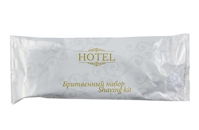 Саше бритвенный набор флопак (станок+крем 8г) серия Hotel (200шт) НФ-00021405