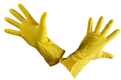 Перчатки латексные Медиок/Либри (Хозяйственные)  М  (12/240пар) ДД НДС НФ-00021855