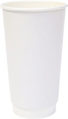 Бум стакан ПРЕСТИЖ Белый 2-х слойный 400 мл (20/400) НФ-00022703