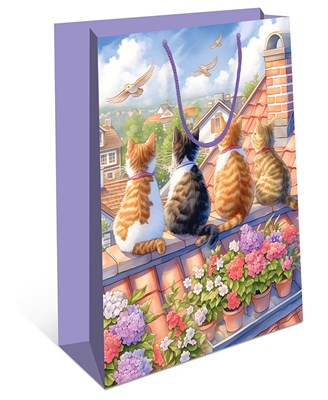 Бум пакеты 18х23х10 Котики на крыше   0192.410 НФ-00022321