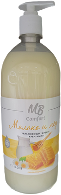 Крем-мыло МВ "Молоко и мед" 1000 мл НФ-00023337