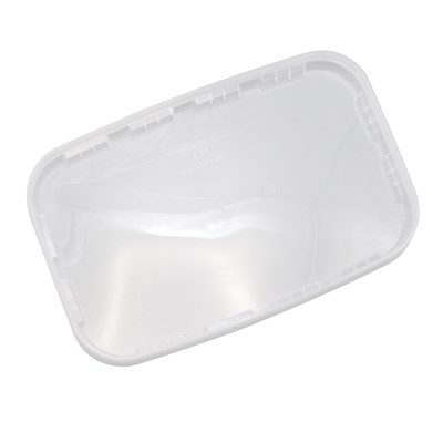 Крышка к ведру 20 литра (ОСВ) белая прямоугольная /388*283/ 1/1 НФ-00023524