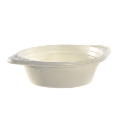 Тарелка - миска суповая ПП 500 мл ПЛОТНАЯ (50/1000) с ушками Д-ПОЛИМЕР  НФ-00024107