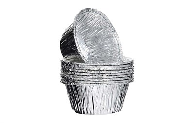 Алюмин. формы круг. G-край 130 мл, 55*86  h=37мм 100 шт (2400) КЛАРИТИ (Маффины) НФ-00024363