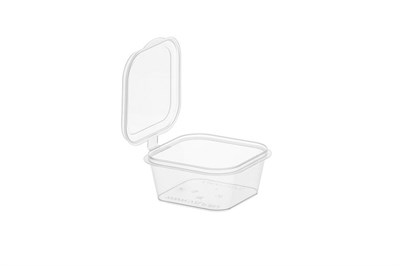 Соусница 50мл покровский полимер (CUBE)  (80/1200шт) c квадратной крышкой ВЗЛП (1538П) НФ-00024525