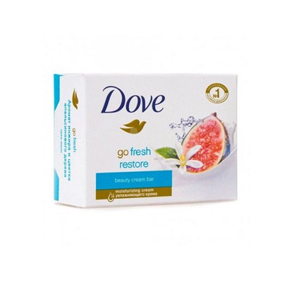 Мыло для рук туал. "Dove" Инжир и лепестки апельсина 90 гр. (48 шт. в кор) НФ-00024762