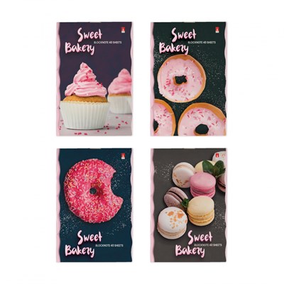 Блокнот  А6 АЛЬТ 40л. "Донат рулит!" клетка, обл.картон, 94х130мм., 4в. НФ-00024924