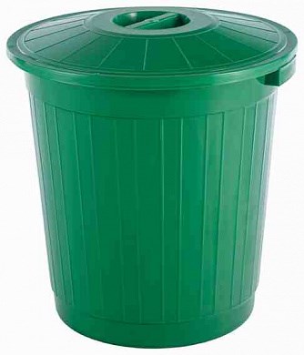 Бак 50л. с крышкой зеленый НФ-00025407
