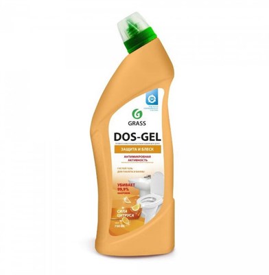БХ GraSS Универсальный чистящий гель "DOS-Gel" СИЛА ЦИТРУСА, 750мл (12 шт/кор) НФ-00025578