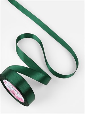 Лента атласная, 20 мм, 23±1 м, тёмно-зелёная №128 НФ-00025873