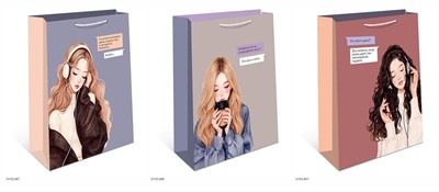 Бум пакеты 26х32х12 Девушка   0193.576 НФ-00025999