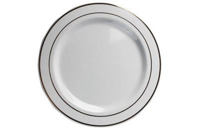 Тарелка  д 190 с каемочкой ПОЛОСКИ PLMA ВИНТАЖ /20уп*10шт/10уп*20шт (200шт) 13255