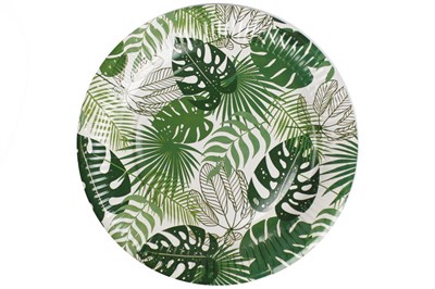 Бум тарелка Папирус д.230мм Природа /10уп * 50шт/ (500шт) 19850