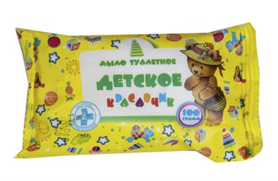 Мыло туалетное Детское Красавчик 100гр в индивидуальной упаковке Меридиан 66 в кор 6230