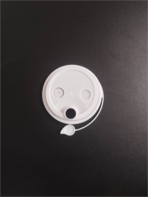 Крышка для стак. СМАРТ д.80мм Белая матовая 50/1000шт НФ-00019915