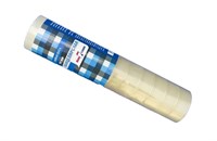 Скотч канцелярский 19 мм * 33 м 12 в спайке 300 шт. в кор.  7222