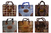 Сумка с замком  SHER микс №4  55х45  (20шт) 9355