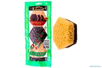 Губка кух. А-3 Для тефлона (вакуум) 3шт  (50 уп) НФ-00001860