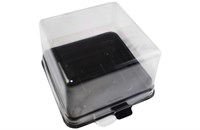 Емкость КРТ-51Д дно черное /84*84*10/ Интерпластик (1080шт) 15910